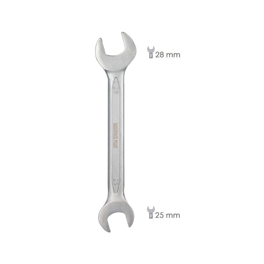 Llave Fija Plus Acero Cromo Vanadio 25x28 DIN 3110. Llaves Fijas Dobles