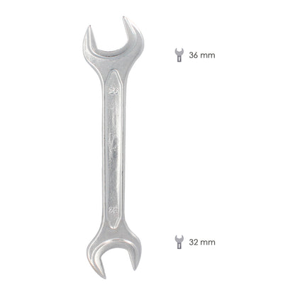 Llave Fija Plus Acero Cromo Vanadio 32x36 DIN 3110. Llaves Fijas Dobles