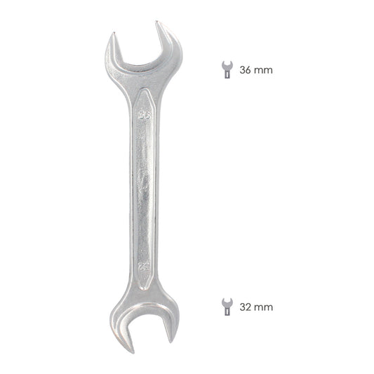 Llave Fija Plus Acero Cromo Vanadio 32x36 DIN 3110. Llaves Fijas Dobles