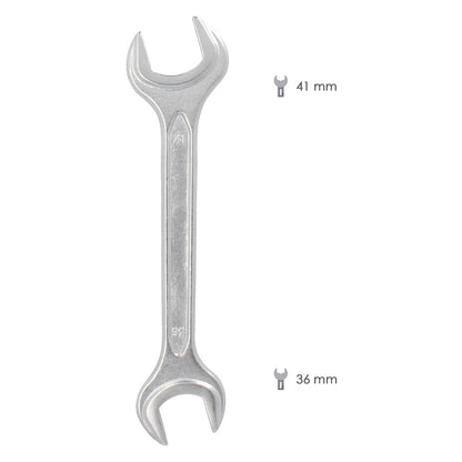 Llave Fija Plus Acero Cromo Vanadio 36x41 DIN 3110. Llaves Fijas Dobles