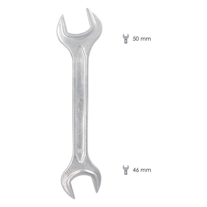 Llave Fija Plus Acero Cromo Vanadio 46x50 DIN 3110. Llaves Fijas Dobles