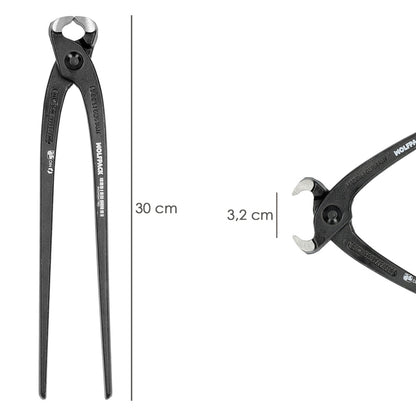 Tenazas Rusas Plus DIN/ISO 9242 Negra   12"