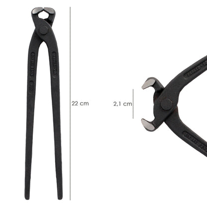 Tenazas Rusas Cromo Vanadio DIN / ISO 9242    9" Tenazas Ferralla, Carpinteria, Construccion