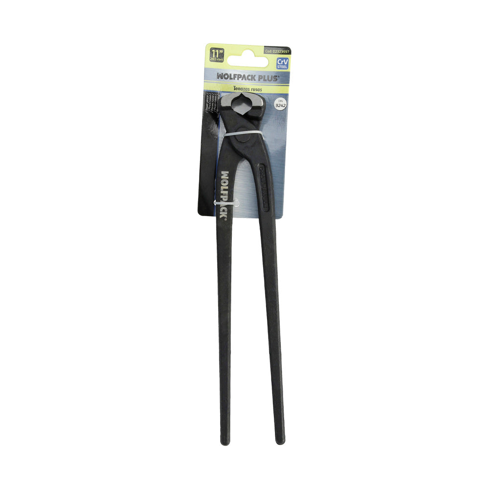Tenazas Rusas Cromo Vanadio DIN / ISO 9242    11" Tenazas Ferralla, Carpinteria, Construccion