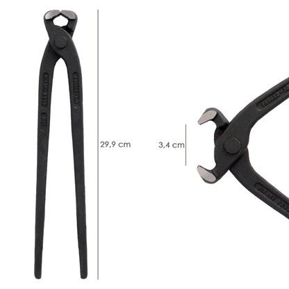 Tenazas Rusas Cromo Vanadio DIN / ISO 9242    12" Tenazas Ferralla, Carpinteria, Construccion