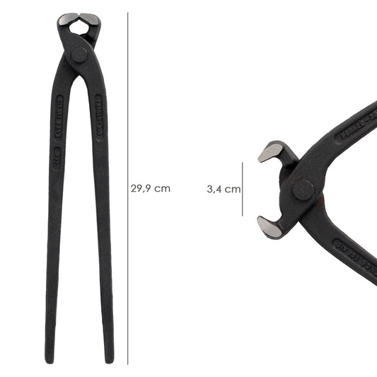 Tenazas Rusas Cromo Vanadio DIN / ISO 9242    12" Tenazas Ferralla, Carpinteria, Construccion