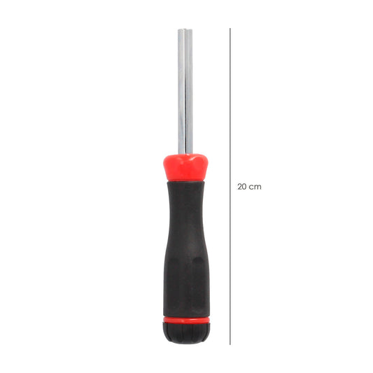 Juego De Puntas con Destornillador  1/4" 7 Piezas. Acero Cromo Vanadio, Kit Destorpuntas, Puntas Destornillador.