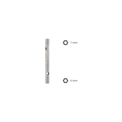 Llave Tubo Tubular 6x7 Fabricada en Acero Cromo Vanadio, Llave Grifería, Llave De Tubo Para Grifos, Llaves De Tubo Doble