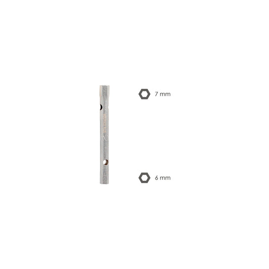Llave Tubo Tubular 6x7 Fabricada en Acero Cromo Vanadio, Llave Grifería, Llave De Tubo Para Grifos, Llaves De Tubo Doble