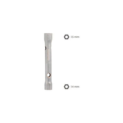 Llave Tubo Tubular 14x15 Fabricada en Acero Cromo Vanadio, Llave Grifería, Llave De Tubo Para Grifos, Llaves De Tubo Doble