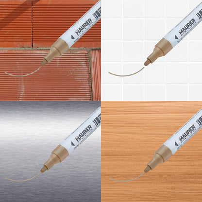 Rotulador Marcador Obra Profesional Pintura Permanente Oro