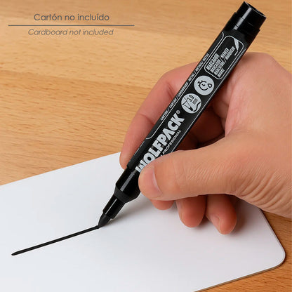 Rotulador Permanente Profesional Negro.