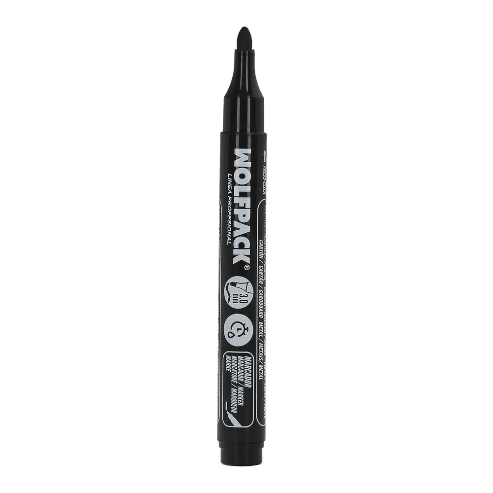 Rotulador Permanente Profesional Negro.