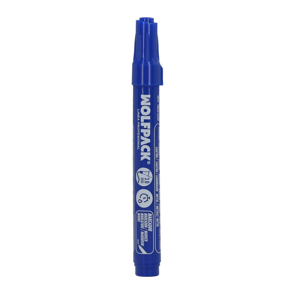 Rotulador Permanente Profesional Azul.