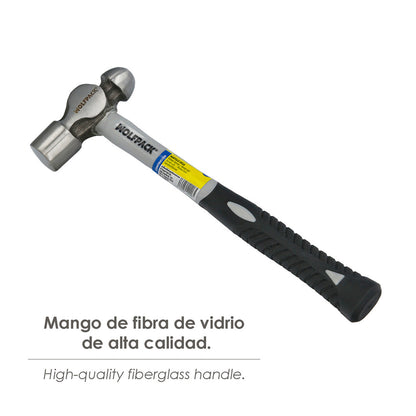 Martillo Bola 650 Gramos Mango Fibra Vidrio