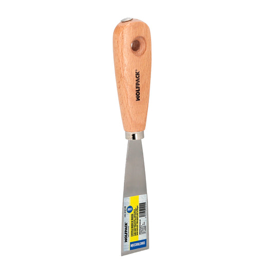 Espatula Mango Madera Hoja Acero 30 mm. Aplicar Yeso, Pintora, Masillas, Pladur, etc.