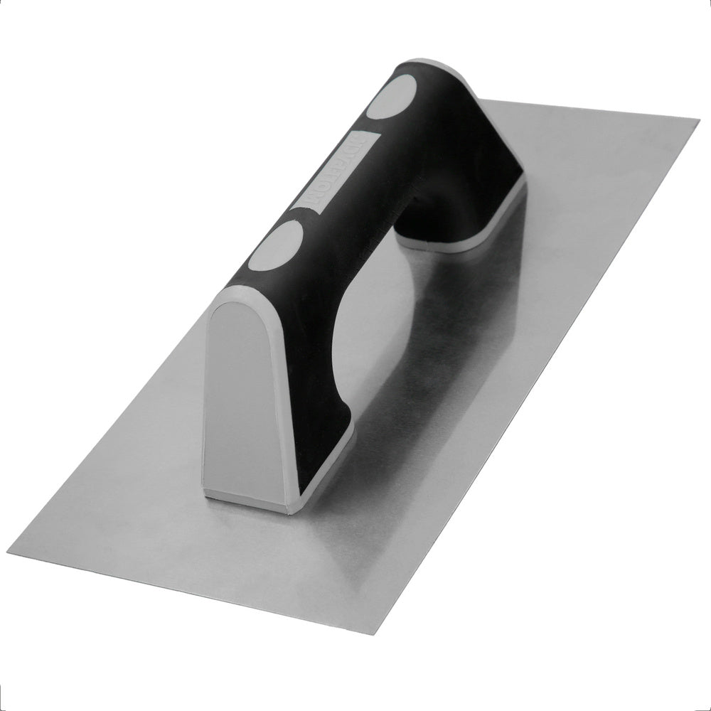 Llana Profesional Acero Inoxidable Mango Polipropileno Acabado Liso 300x150mm.