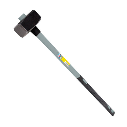 Maza Con Mango Fibra Vidrio 4 Kg. Cabeza Forjada, Con Anillo Anti Vibración, Maza / Porro