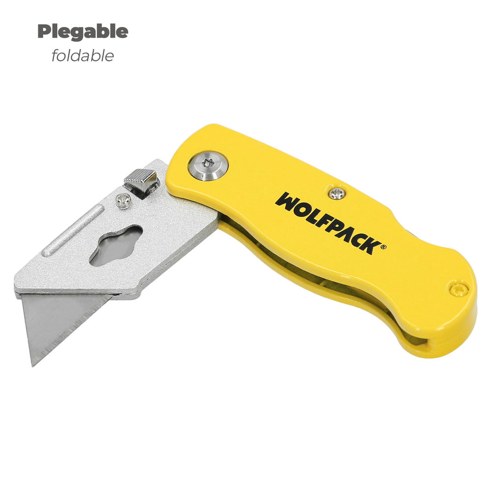 Cutter Plegable Hoja Trapezoidal 155 mm.
