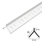 Guardavivos Pvc Flecha Para Mortero Barra 2,5 Metros
