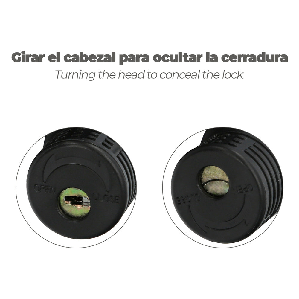 Cable Bicicleta Con Llave 12 mm. x 80 cm.