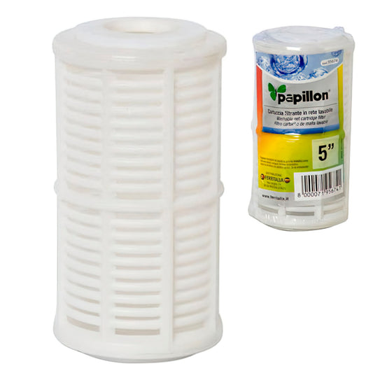 Cartucho Filtro Agua Malla Lavable    5" USO DOMESTICO