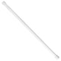 Barra Para  Cortina Ducha Extensible Aluminio Blanco 125 a 220 cm.