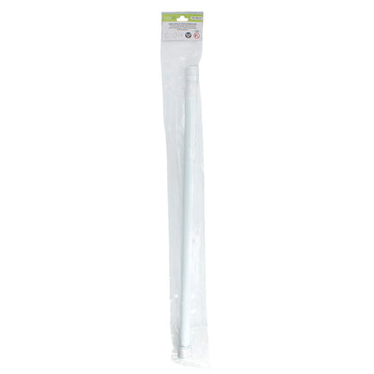 Barra Para  Cortina Ducha Extensible Aluminio Blanco 125 a 220 cm.