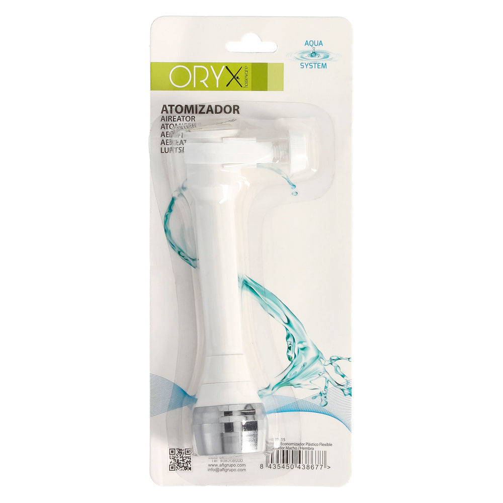 Atomizador  Economizador Plástico Flexible Con Adaptador Macho / Hembra