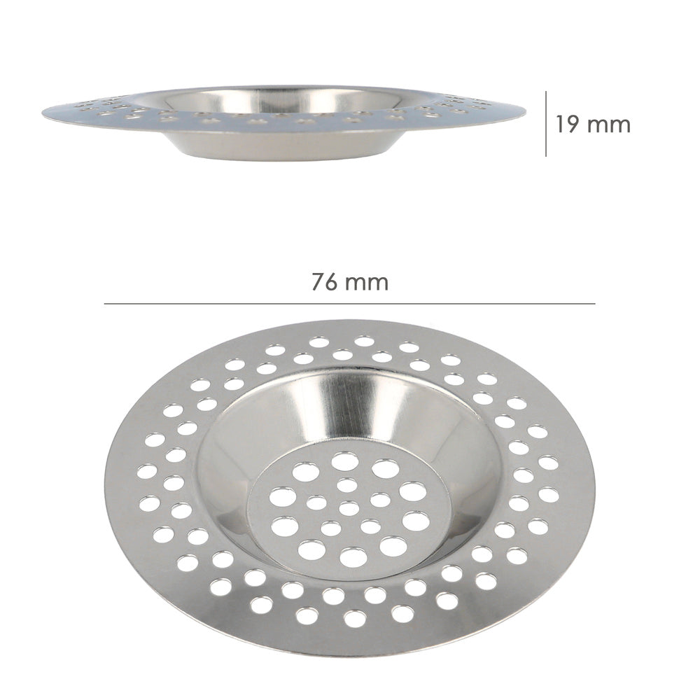 Filtro Cestillo Para Lavabo / Fregadero Inoxidable 8 cm.