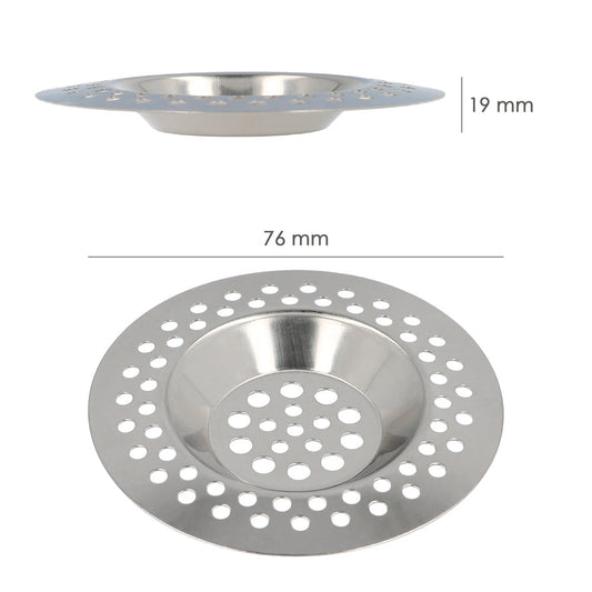 Filtro Cestillo Para Lavabo / Fregadero Inoxidable 8 cm.