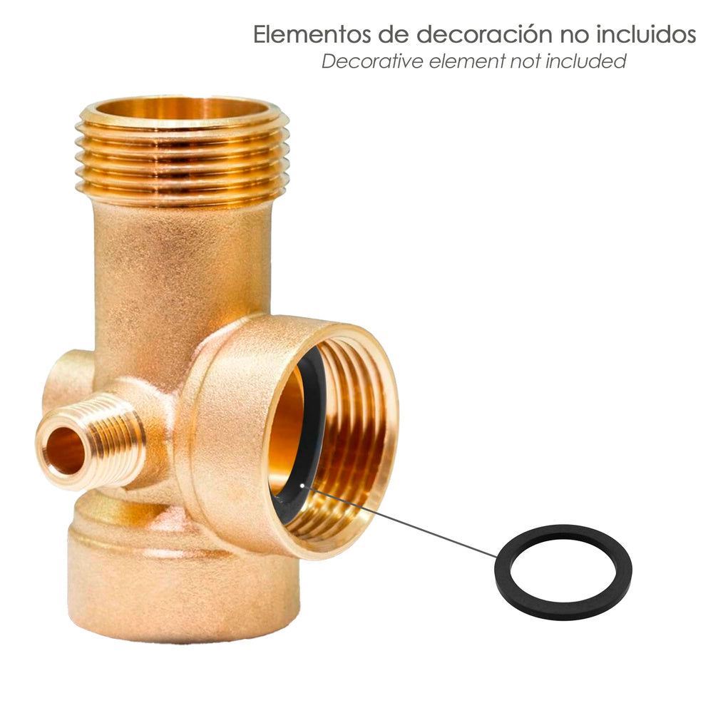 Junta Plana Ancha 1 1/4"  28,5 x 37,5 x 2,5 Mm Bolsa 100 Unidades
