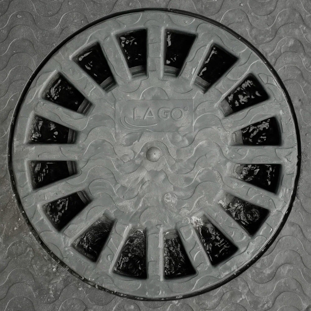 Caldereta Sifonica Pvc Horizontal 250x250 mm. Salida Ø 90 - 110 mm.