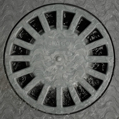 Caldereta Sifonica Pvc Horizontal 250x250 mm. Salida Ø 90 - 110 mm.