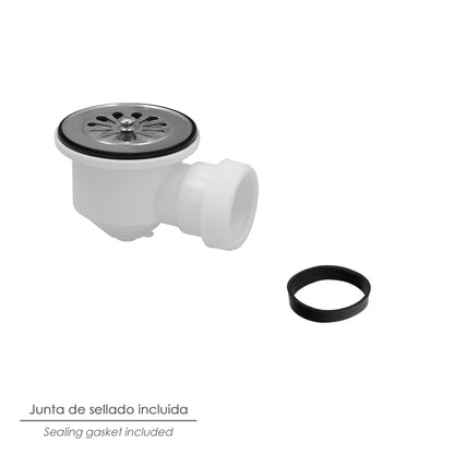 Valvula Plato Ducha 1 1/2" Salida Ø 40Mm Sifónica