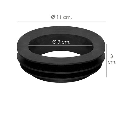 Junta Labiada Para Manguito Inodoro Ø 90 mm.wc,tubo De Desagüe De Inodoro, Conexión De Tubo Inodoro.