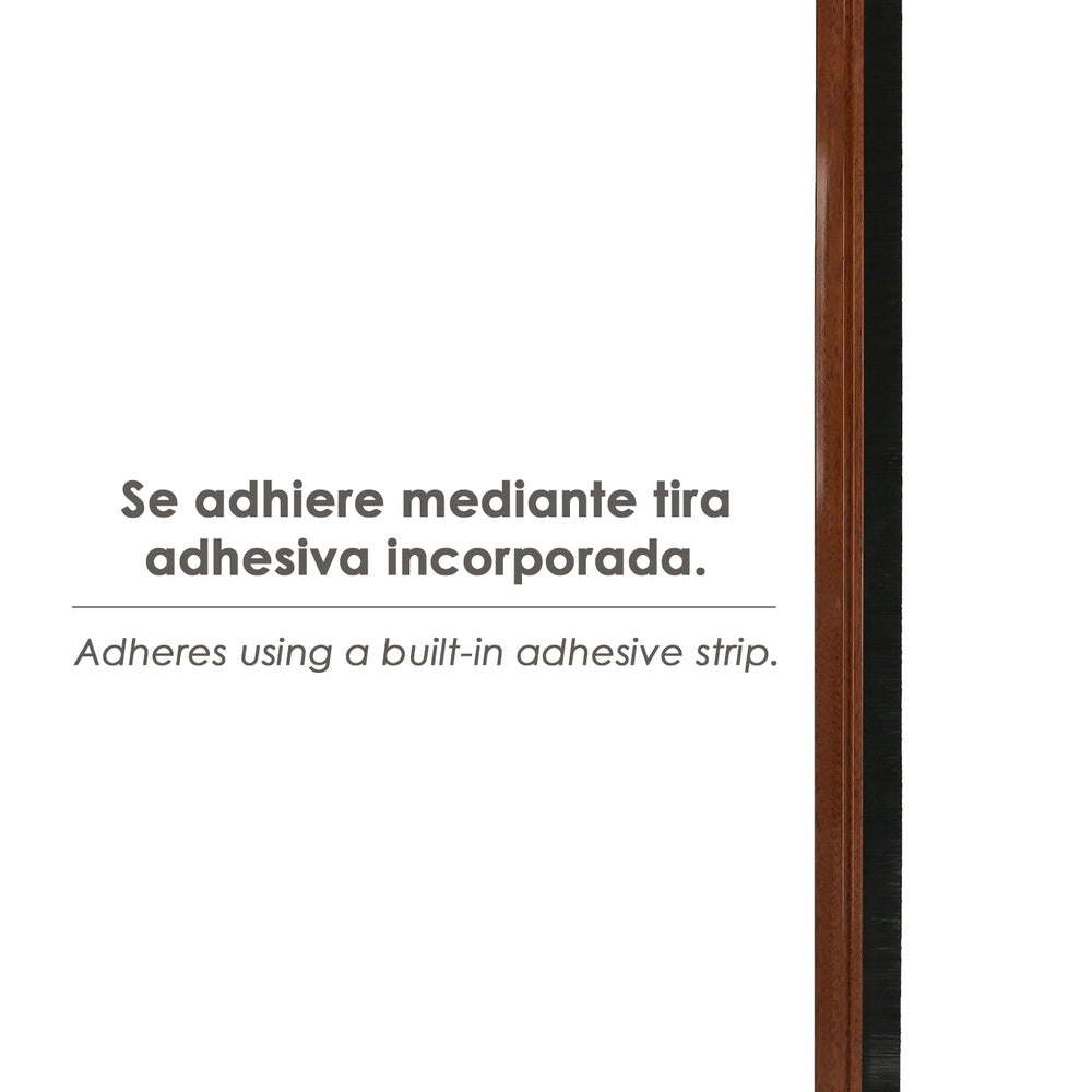 Burlete Puerta Pvc Sapelli Con Cepillo 1 Metro