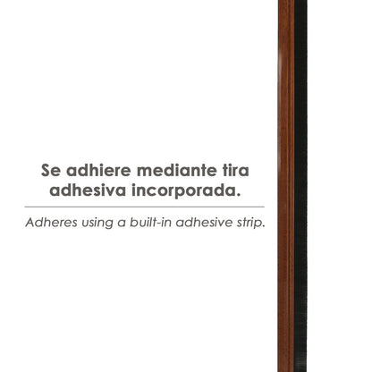 Burlete Puerta Pvc Sapelli Con Cepillo 1 Metro