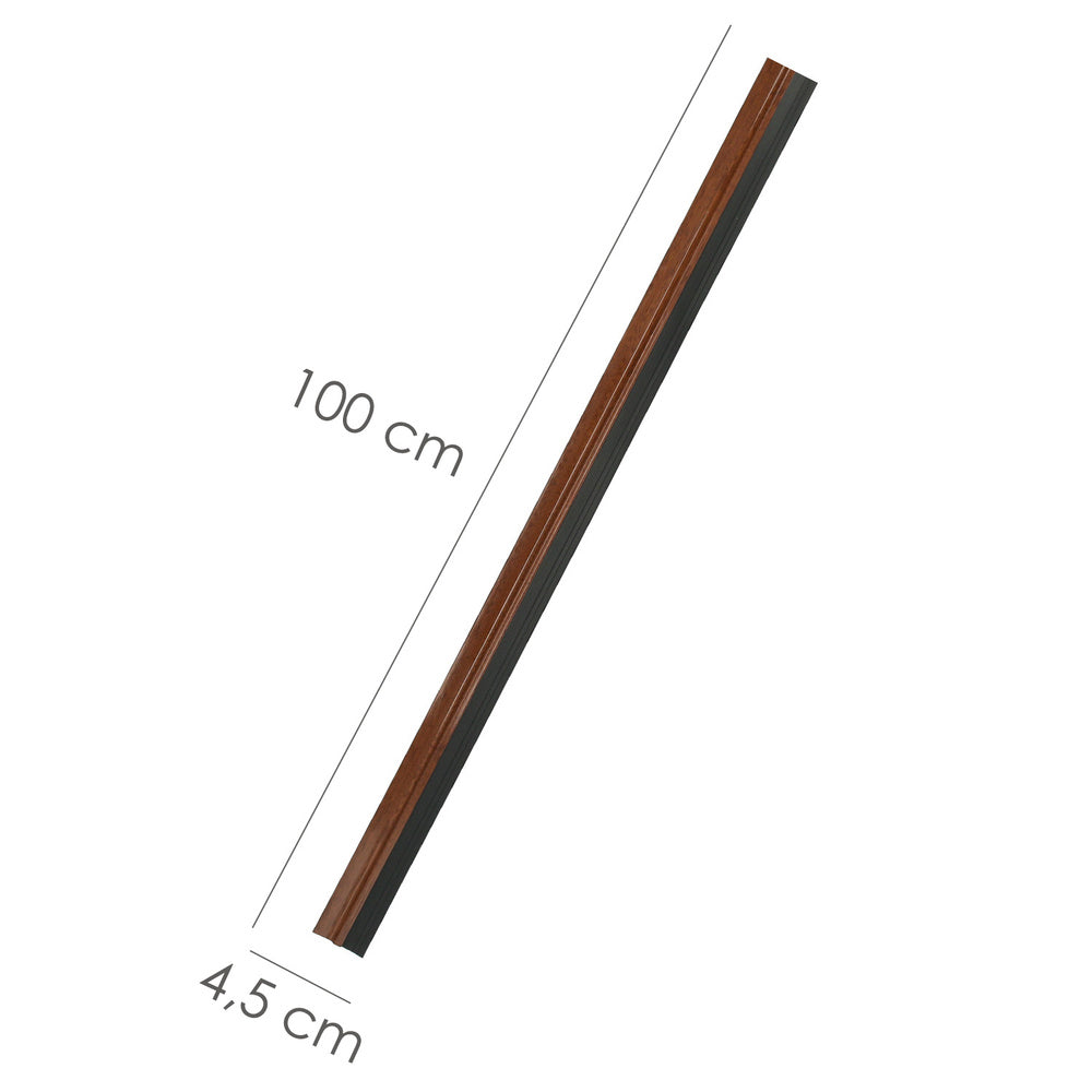 Burlete Puerta Pvc Sapelli Con Goma 1 Metro