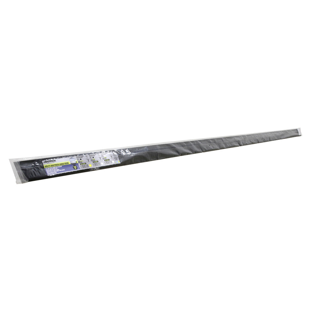 Burlete Para Puertas De Garaje Aluminio Negro Con Cepillo 2,5 m. Cepillo De Puerta, Burlete Garaje, Burlete Cepillo Cochera
