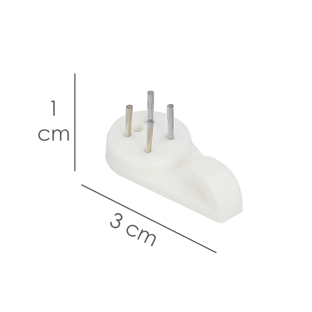 Cuelga Cuadros Gancho Pequeño (Blister 4 unidades) Clavar