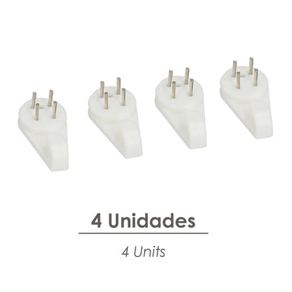 Cuelga Cuadros Gancho Pequeño (Blister 4 unidades) Clavar