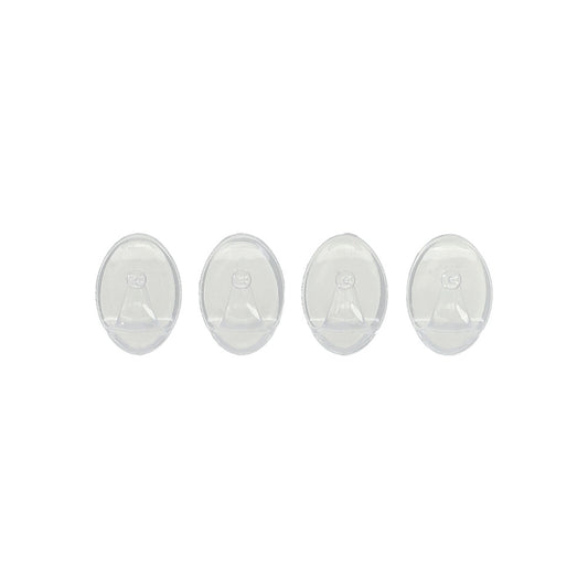 Colgador Oryx  Transparente Pequeño (Blister 4 Unidades) Adhesivo