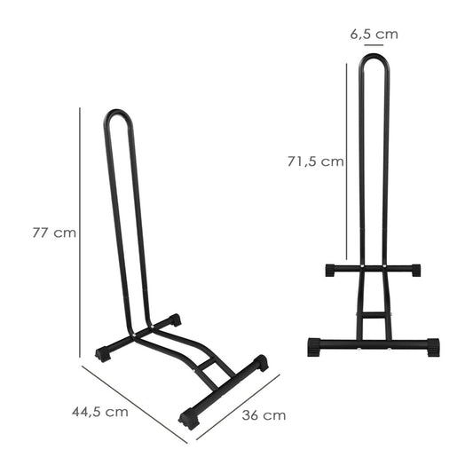Soporte Para Bicicletas De Suelo, Ancho Rueda 6,5 cm. tacos Antideslizantes, Caballete Bicicleta, Soporte E Bike