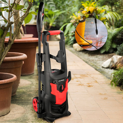 Hidrolimpiadora Alta Presión 135 Bares 1.800 Watt. Con Accesorios. 330 Litros / Hora. Limpiadora de Agua Con Deposito Detergente