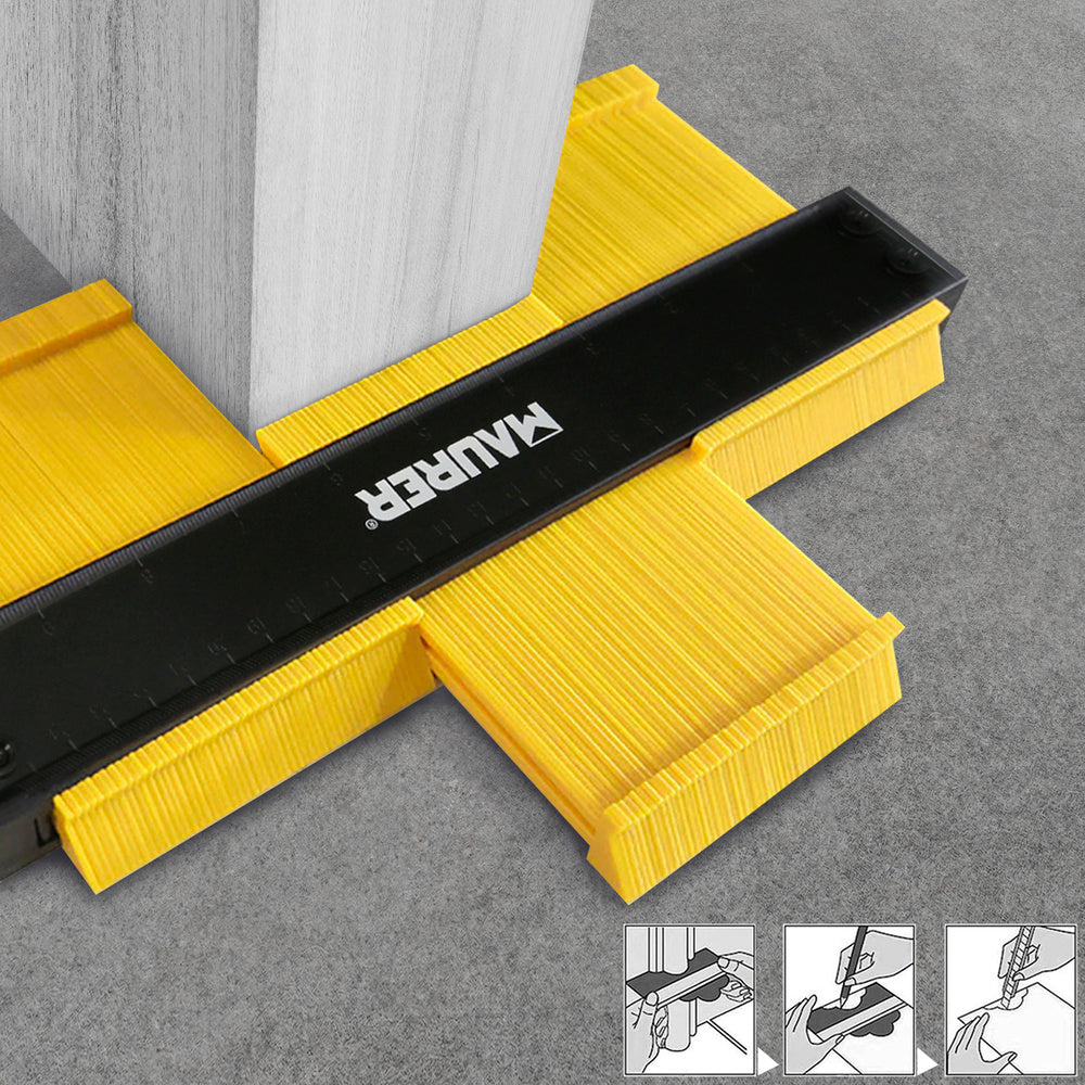 Medidor De Contornos 100x125 mm. Con Bloqueo. Medidor De Perfiles, Medidor Formas, Duplicador Perfiles, Preciso,Dureza Ajustable