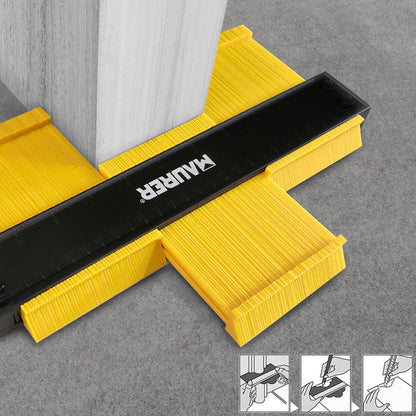 Medidor De Contornos 100x125 mm. Con Bloqueo. Medidor De Perfiles, Medidor Formas, Duplicador Perfiles, Preciso,Dureza Ajustable