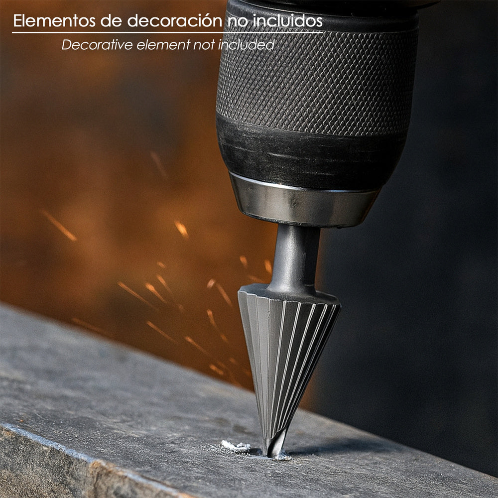 Fresa Conica Hss Ø 6-32 mm. Para Taladro / Fresadora
