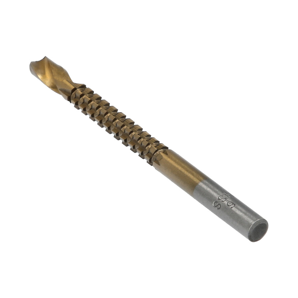 Fresa Rotativa Para Metales HSS  Ø 6 x 80 mm. Para Taladro / Fresadora