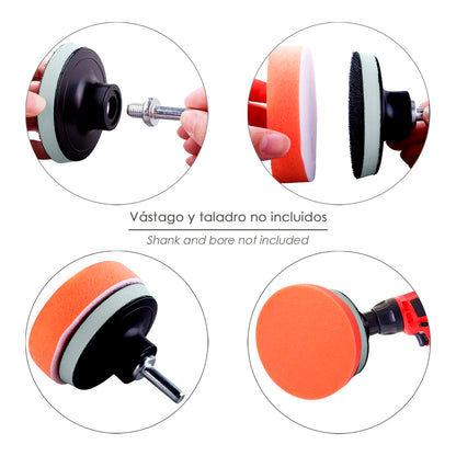 Disco Pulidor Esponja Con Velcro Ø 125mm.